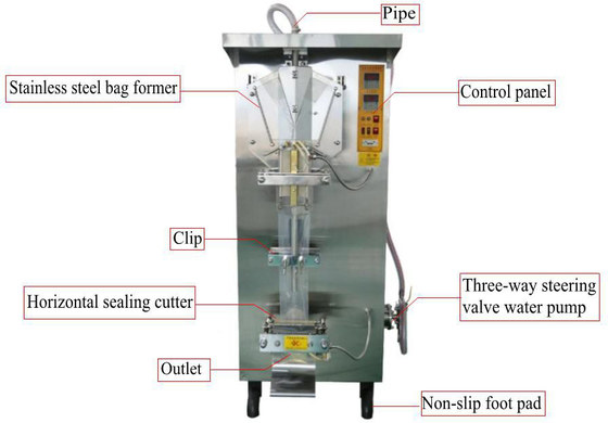 RO Sistemi ve Poşet Su Dolum Makinesi 220V / 380V 4000BPH