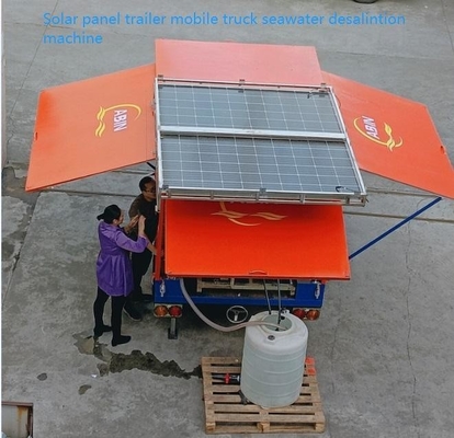 Konteynerli Güneş enerjisi ile çalışan Deniz Suyu Tuzsuzlaştırma Ters Osmoz RO Sistemi Bor delikleri Deniz Suyu Tuzsuzlaştırma Sistemleri
