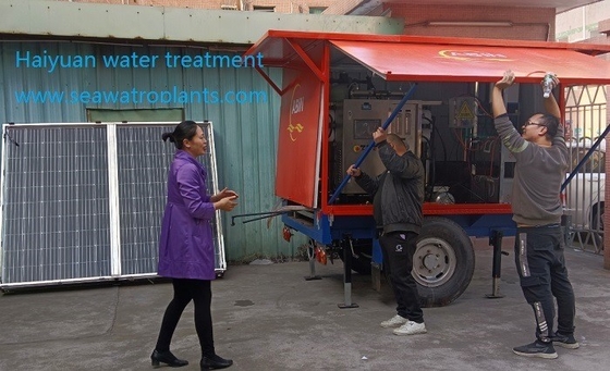 Güneş Paneli Mobil Ters Osmoz Releri Mobil Deminerallizasyon Releri Ters Osmoz Releri Satılık