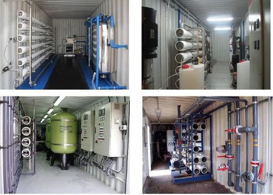 SGS Konteynerli Su Arıtma Tesisi Tuzdan Arıtma Tesisi Fiberglas Malzeme