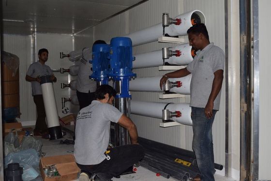 1.65kw Konteynerli Su Arıtma Tesisi, SS304 3000 lph rO tesisi