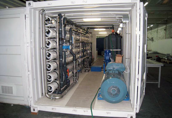 %99,7 Red Konteynerli Su Arıtma Tesisi rO System SS316L Malzeme