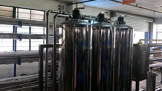 %99,99 Ultrafiltrasyon Sistemleri Su Arıtma, FRP Filtre 2000 lph rO tesisi
