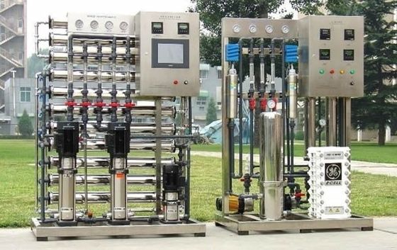 PLC Kontrollü Laboratuvar 50LPH için 1.5kw Deiyonize Su Sistemi