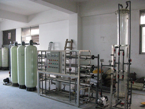 3KW Deiyonize Su Sistemleri, İyon Değiştirme Reçine Filtresi %60 - %75 Geri Kazanım