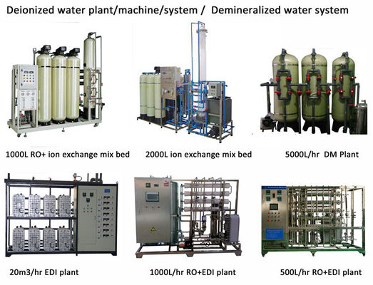 Su Arıtma Arıtma Sistemi 1TPH için Demineralize EDI Ünitesi