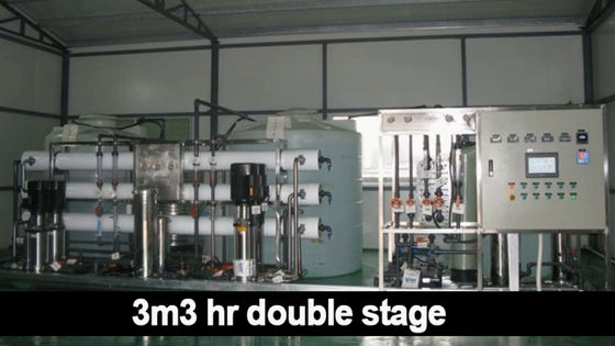Endüstriyel Ters Ozmoz RO Tesisi 2500LPH Paslanmaz Çelik Malzeme 380V