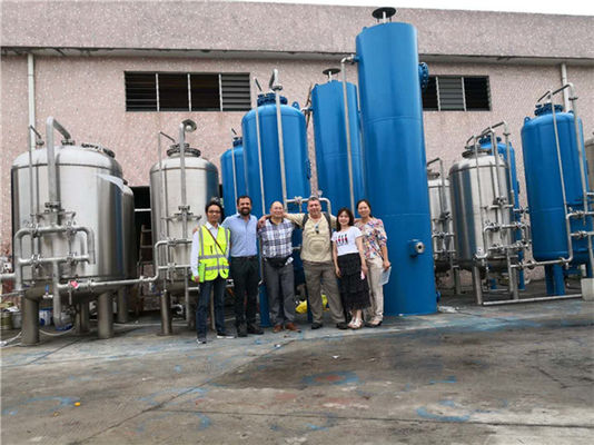 İyon Değiştirici Demin Su Tesisi Fiberglas Malzeme Besleme Sondaj Suyu