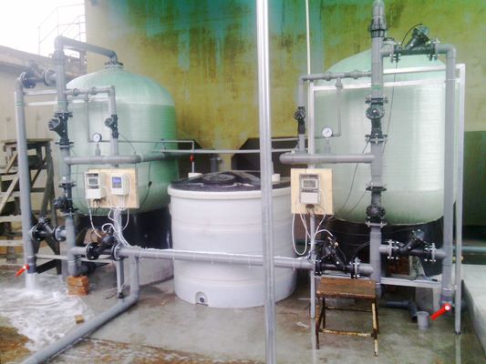 H2o Su Filtrasyon Sistemi ve Yumuşatıcı PLC Bileşenleri UPVC Malzeme