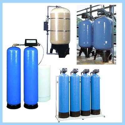 1500W Su Yumuşatıcı Filtre Sistemi Kartuşları Fiberglas Malzeme 1500ppm TDS