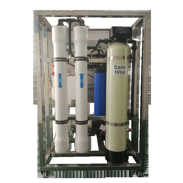 250 lPH Tuzlu Su İçme Suyu Filtresi RO tesisi 50HZ SGS Onaylandı